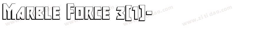 Marble Force 3(1)字体转换